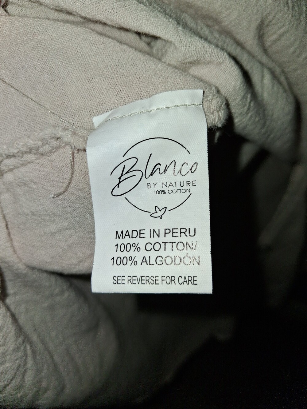 Blanco By Nature Cabana Dress Shirt Linen XL - Picture 7 of 7